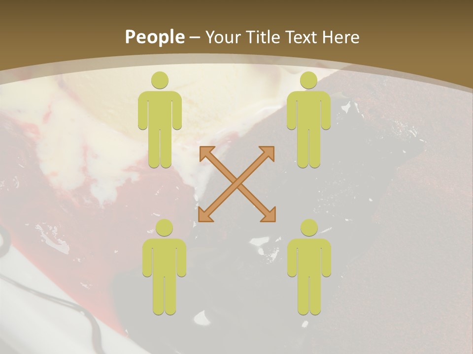 Cake Vertical Creamy PowerPoint Template