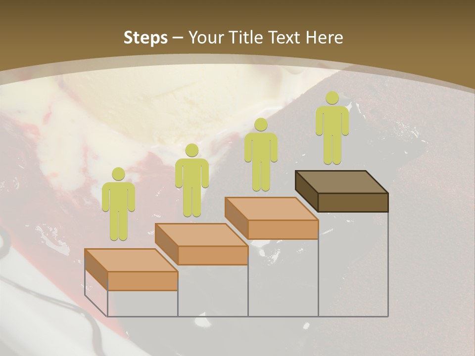 Cake Vertical Creamy PowerPoint Template