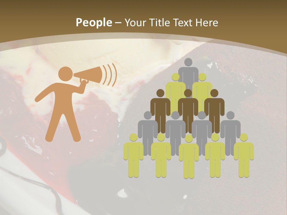 Cake Vertical Creamy PowerPoint Template