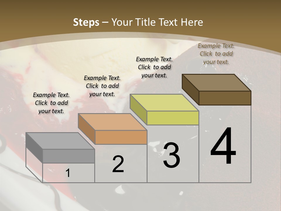 Cake Vertical Creamy PowerPoint Template