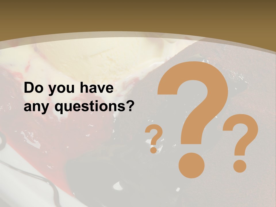 Cake Vertical Creamy PowerPoint Template