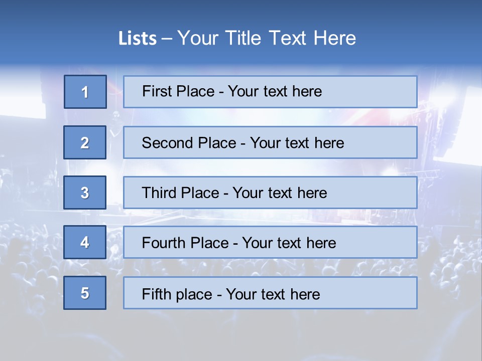 Festival Live Young PowerPoint Template