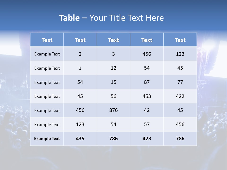 Festival Live Young PowerPoint Template