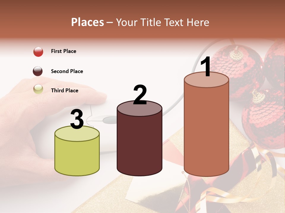 Sparkle Hand Metalic PowerPoint Template