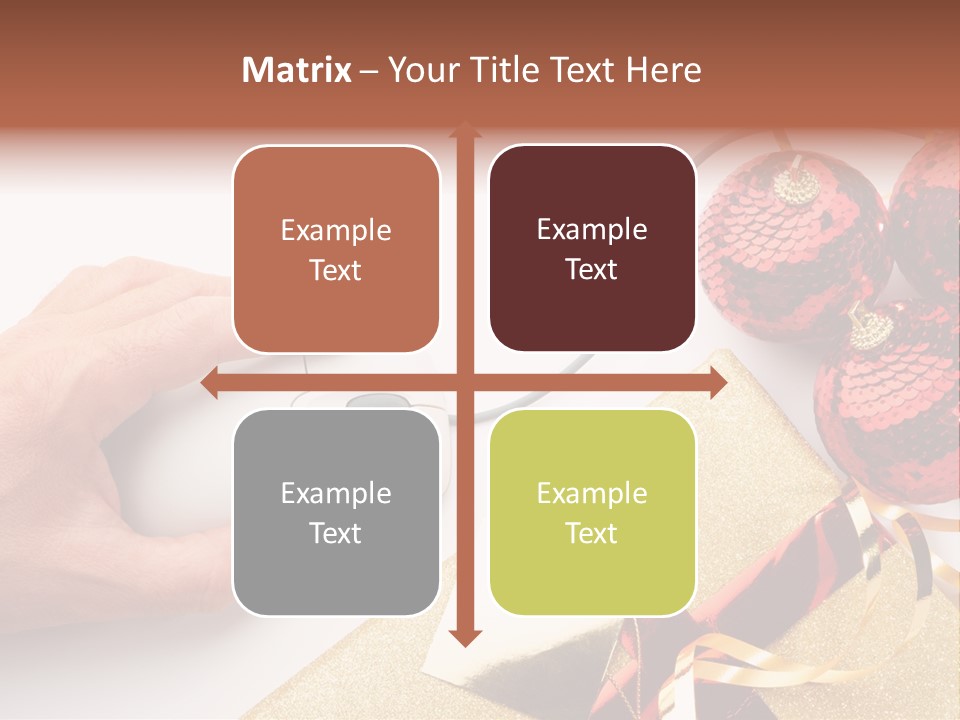 Sparkle Hand Metalic PowerPoint Template