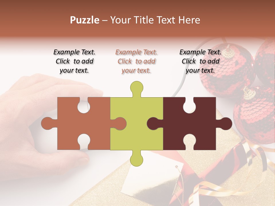 Sparkle Hand Metalic PowerPoint Template