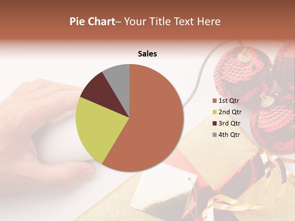 Sparkle Hand Metalic PowerPoint Template