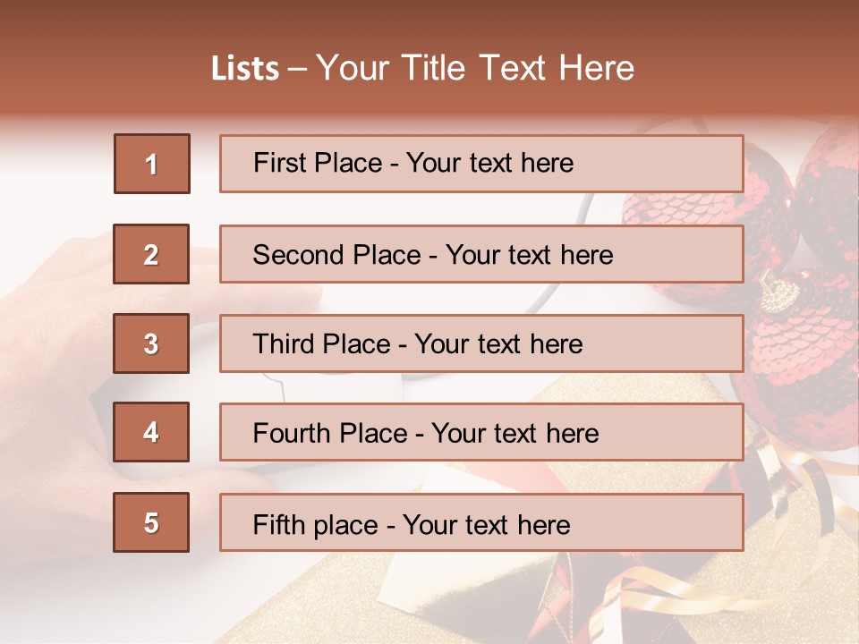 Sparkle Hand Metalic PowerPoint Template