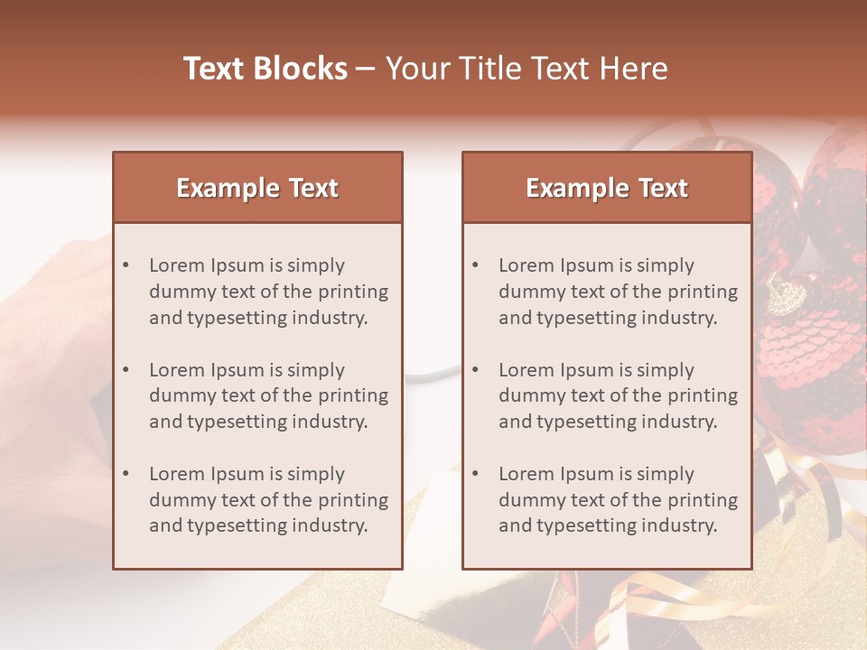 Sparkle Hand Metalic PowerPoint Template