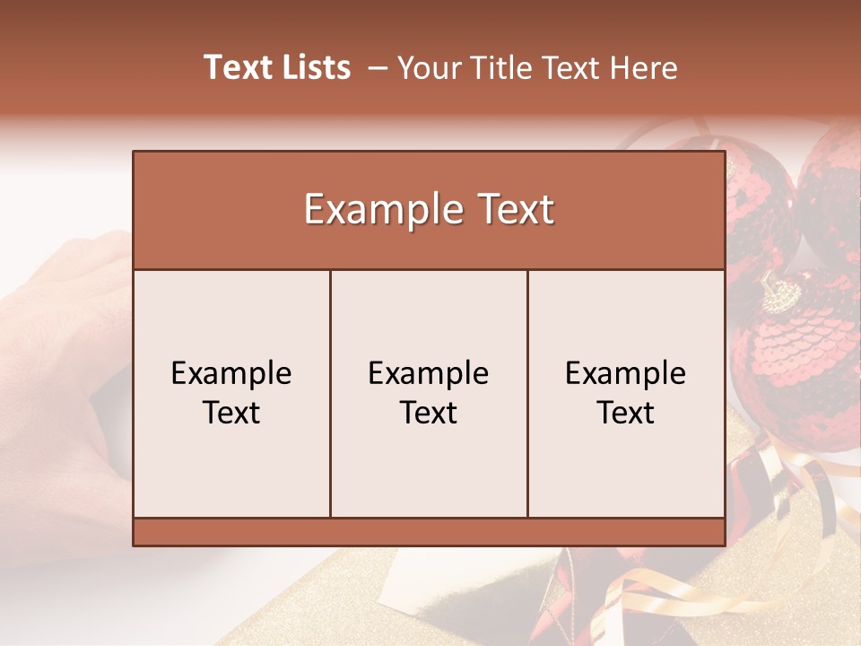 Sparkle Hand Metalic PowerPoint Template
