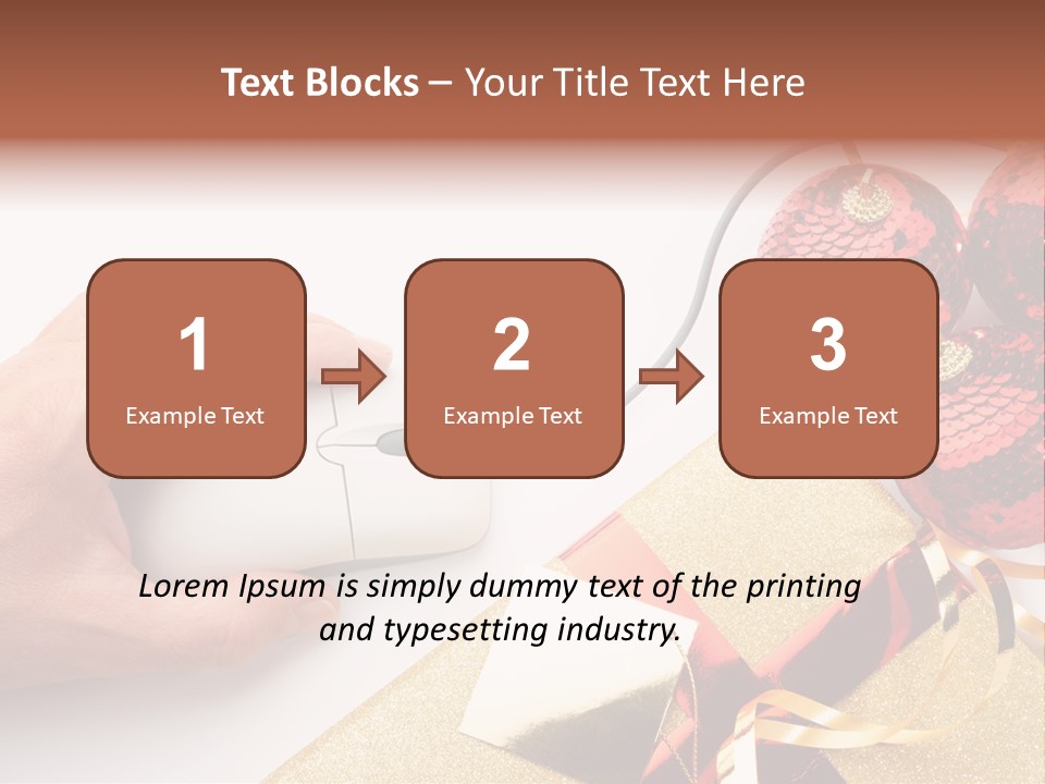 Sparkle Hand Metalic PowerPoint Template