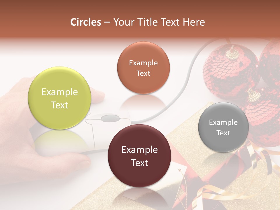 Sparkle Hand Metalic PowerPoint Template