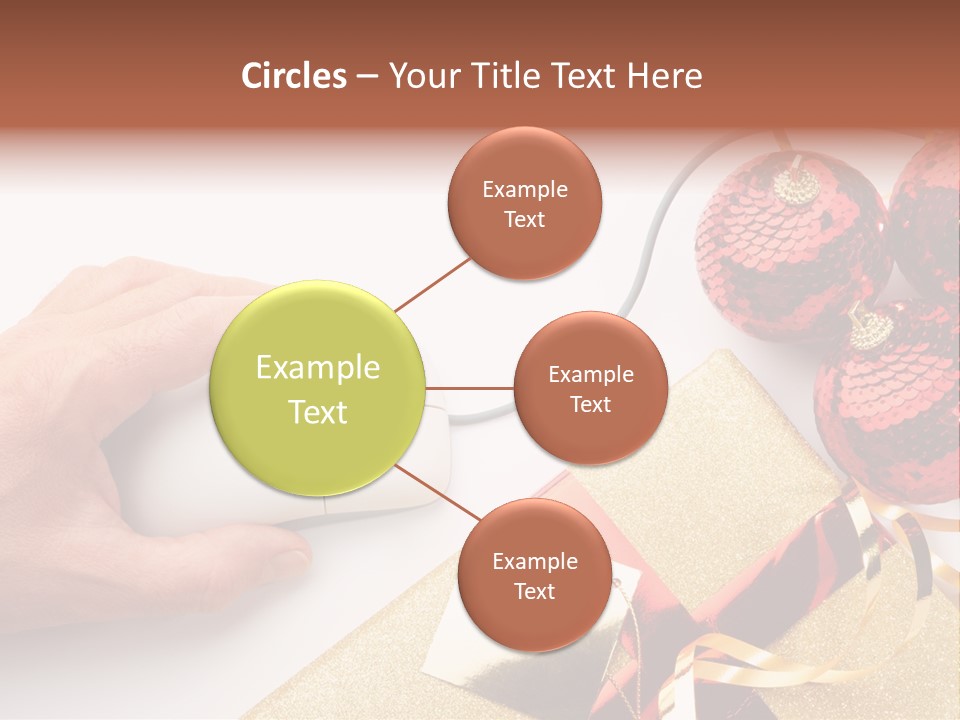 Sparkle Hand Metalic PowerPoint Template