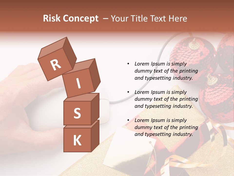 Sparkle Hand Metalic PowerPoint Template