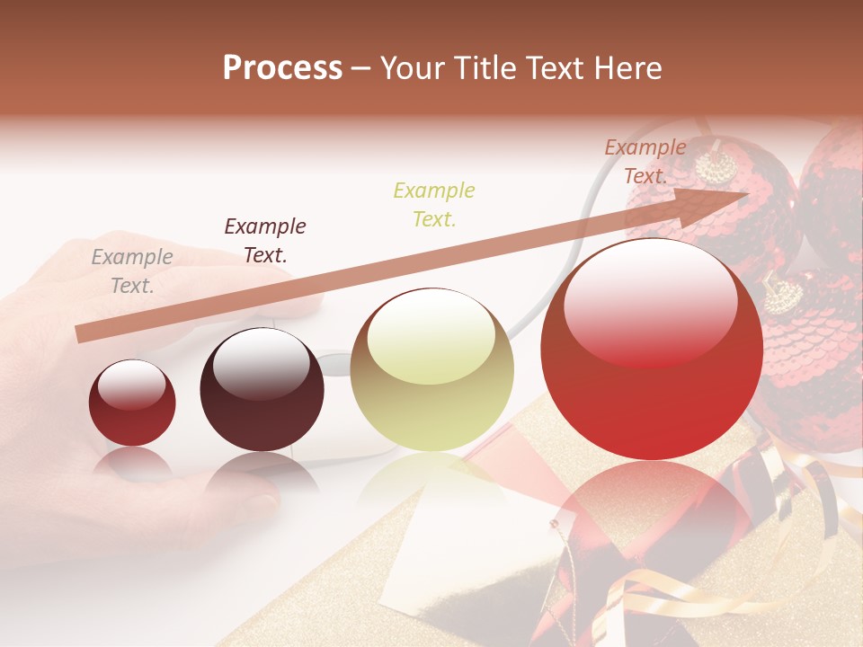 Sparkle Hand Metalic PowerPoint Template