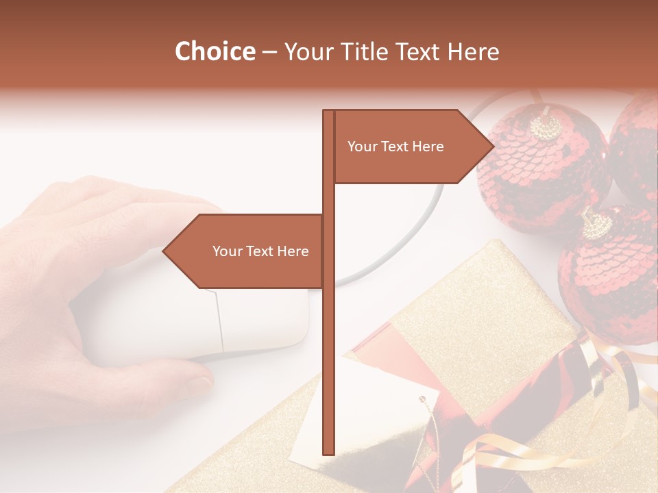 Sparkle Hand Metalic PowerPoint Template