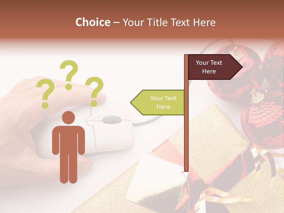 Sparkle Hand Metalic PowerPoint Template