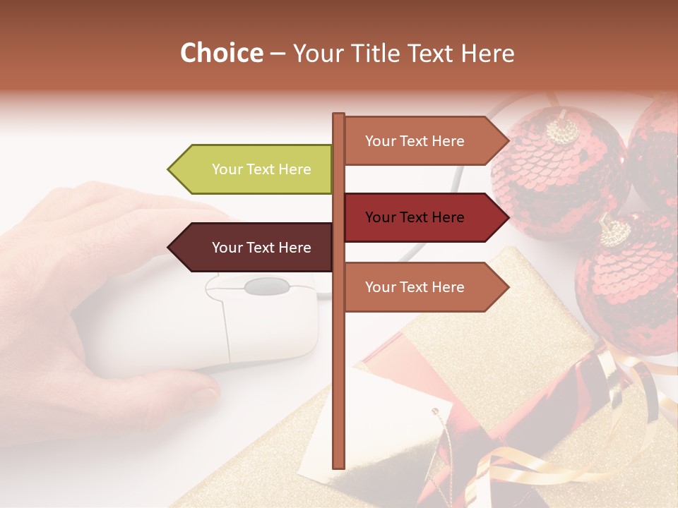 Sparkle Hand Metalic PowerPoint Template