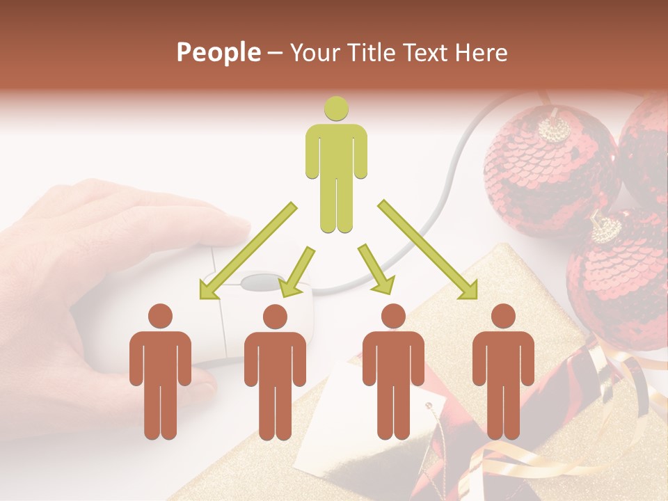 Sparkle Hand Metalic PowerPoint Template