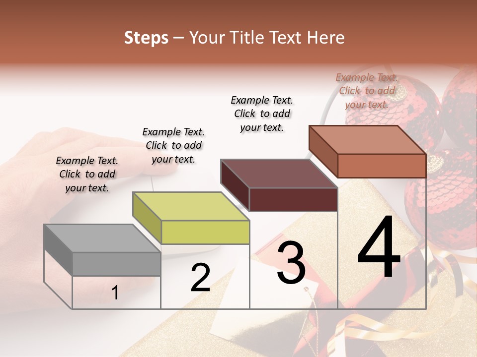 Sparkle Hand Metalic PowerPoint Template