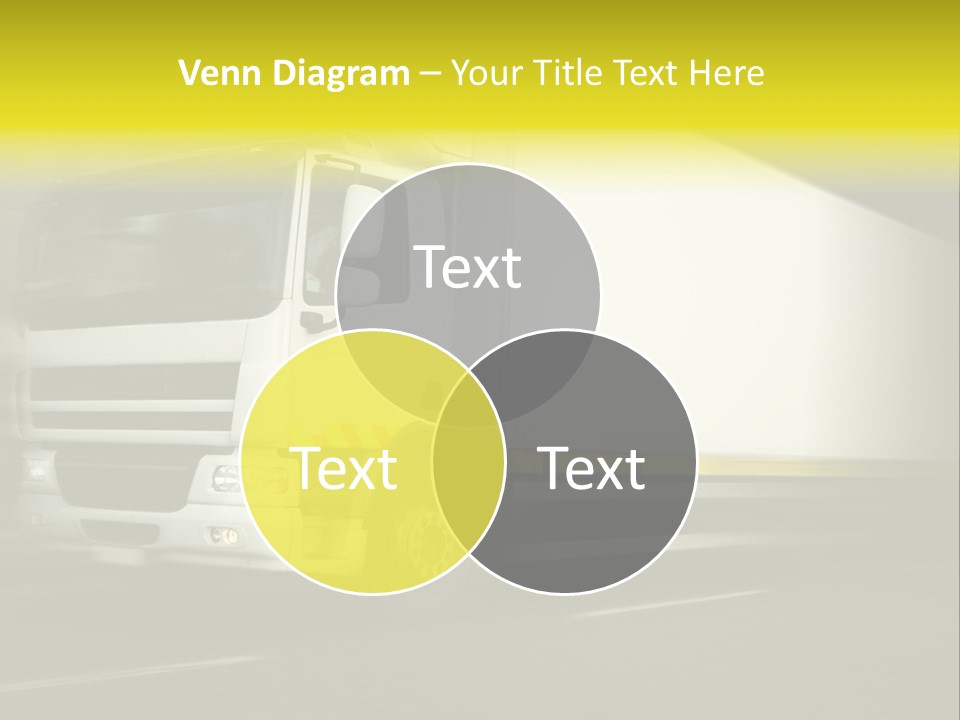 Diesel Sea Shipping PowerPoint Template