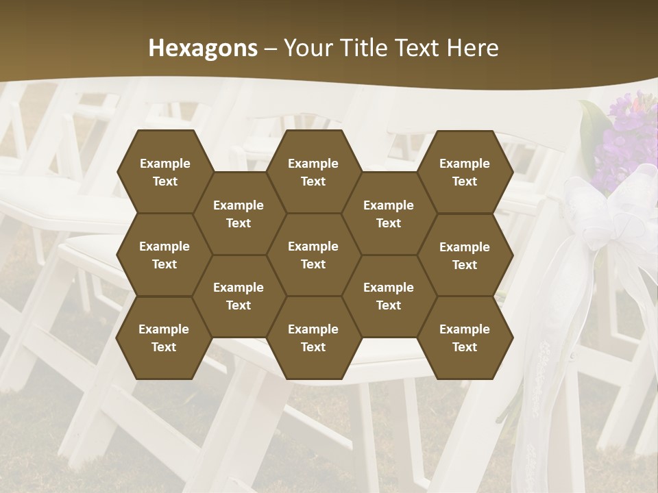 Bouquet Nuptuals Flowers PowerPoint Template