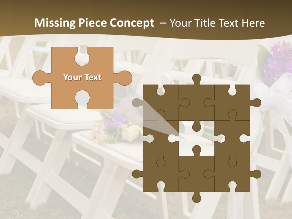 Bouquet Nuptuals Flowers PowerPoint Template