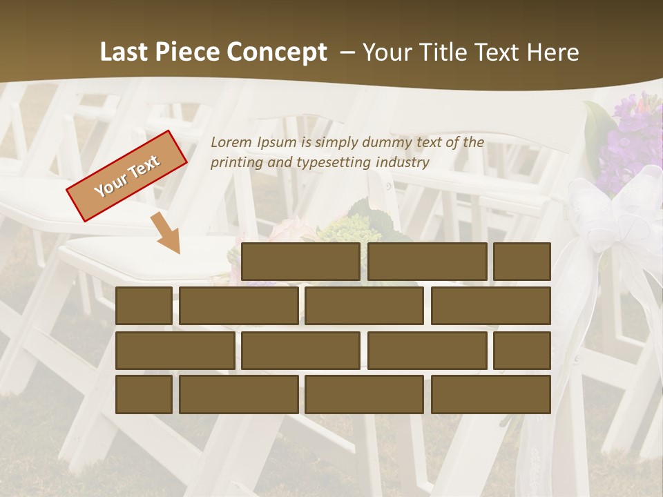 Bouquet Nuptuals Flowers PowerPoint Template