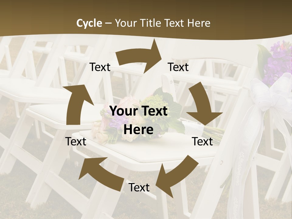 Bouquet Nuptuals Flowers PowerPoint Template