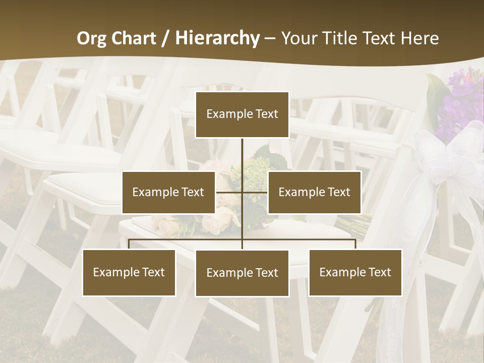 Bouquet Nuptuals Flowers PowerPoint Template