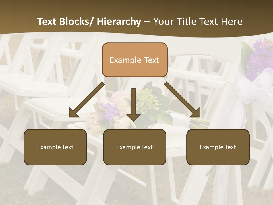 Bouquet Nuptuals Flowers PowerPoint Template
