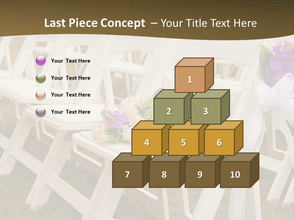 Bouquet Nuptuals Flowers PowerPoint Template