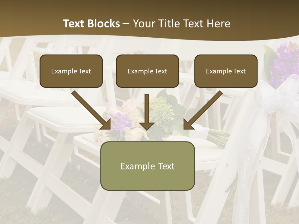 Bouquet Nuptuals Flowers PowerPoint Template