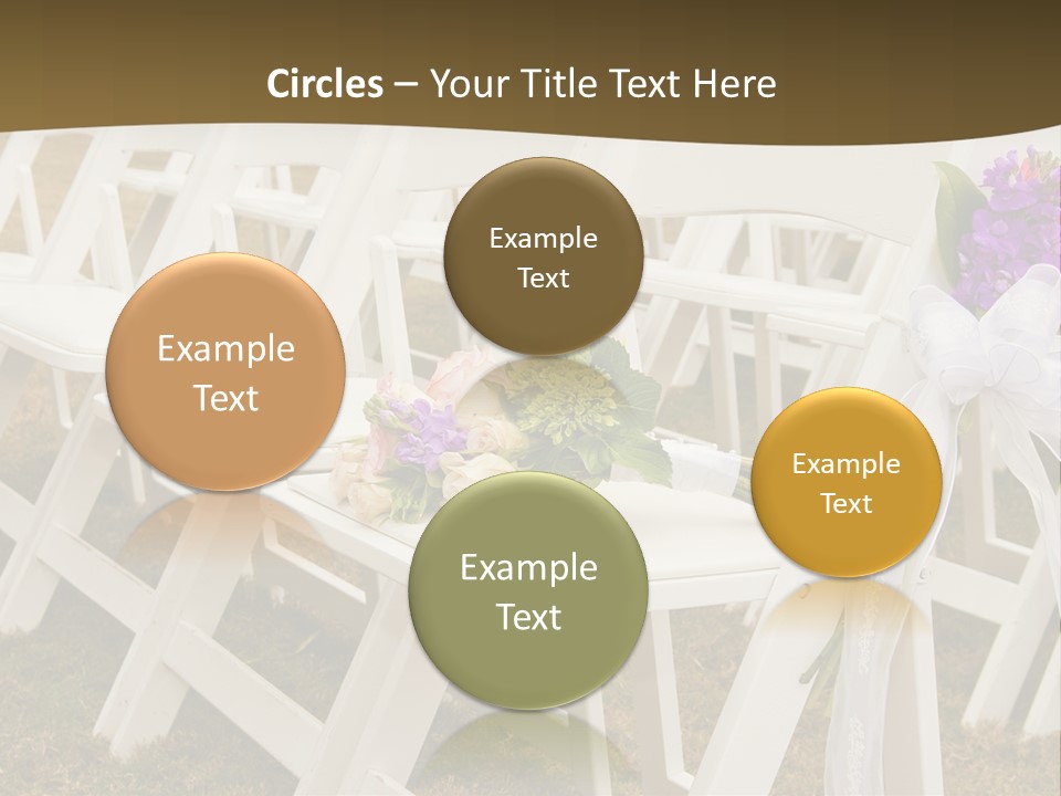 Bouquet Nuptuals Flowers PowerPoint Template