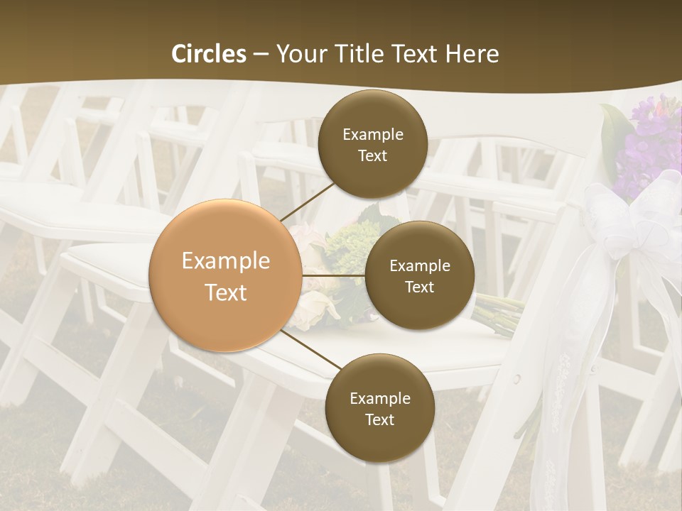 Bouquet Nuptuals Flowers PowerPoint Template