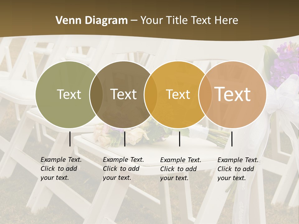 Bouquet Nuptuals Flowers PowerPoint Template