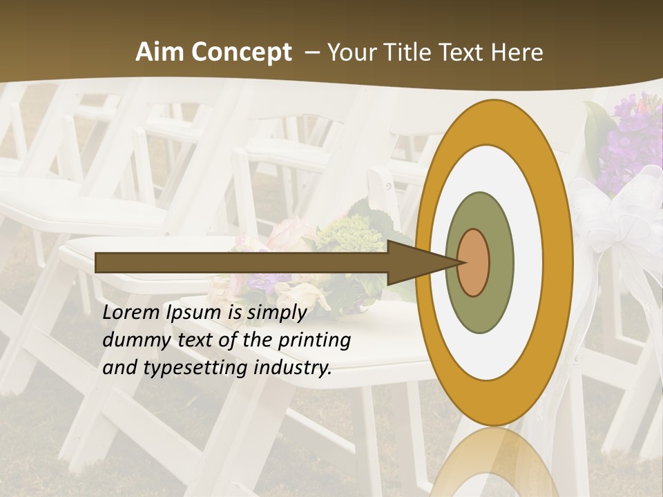 Bouquet Nuptuals Flowers PowerPoint Template