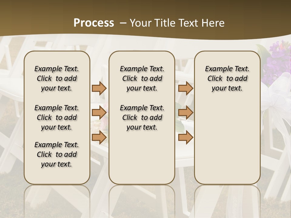 Bouquet Nuptuals Flowers PowerPoint Template
