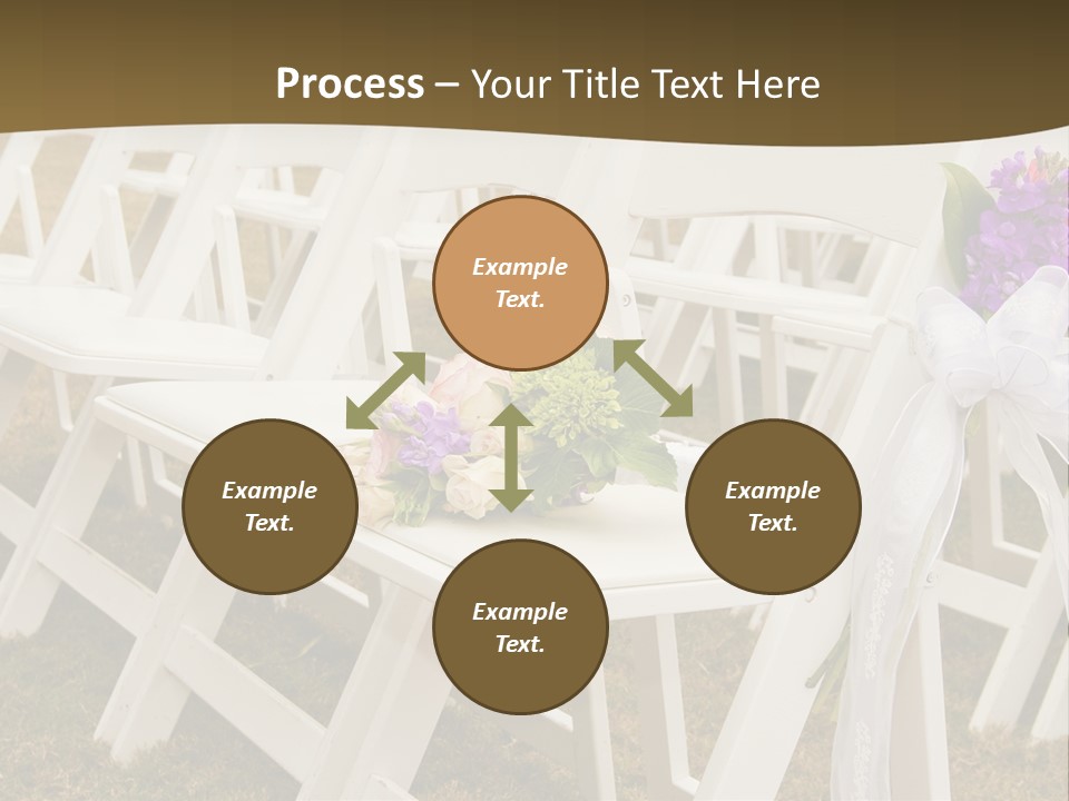 Bouquet Nuptuals Flowers PowerPoint Template