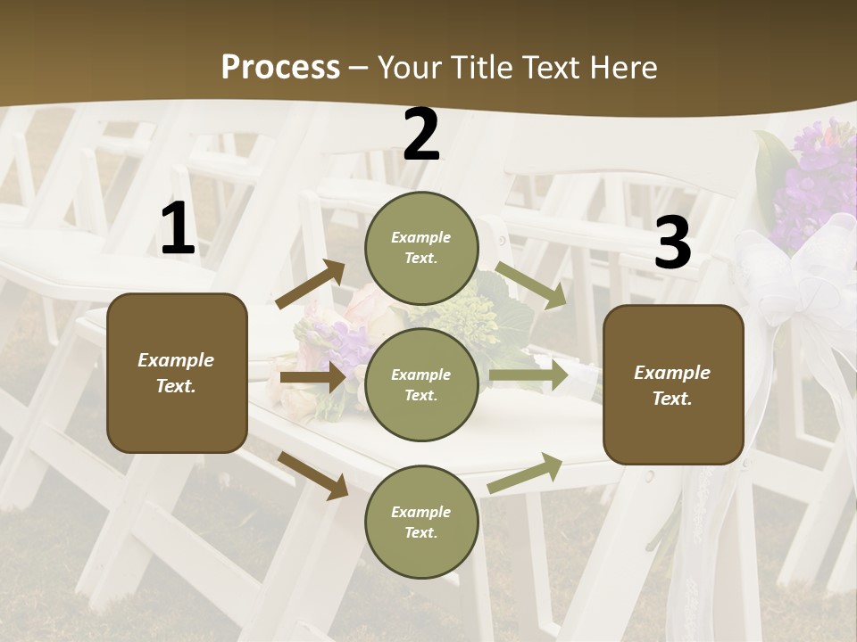 Bouquet Nuptuals Flowers PowerPoint Template