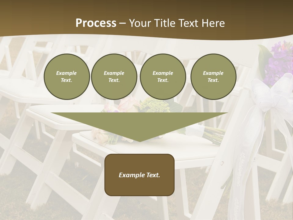 Bouquet Nuptuals Flowers PowerPoint Template