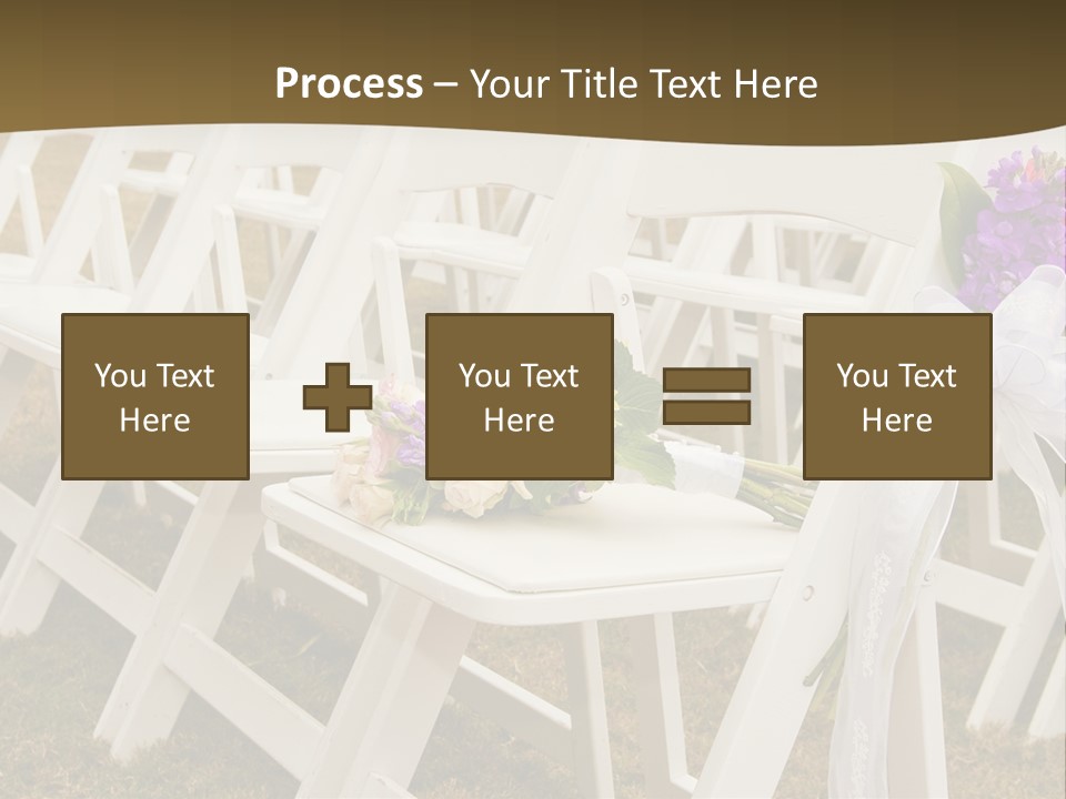 Bouquet Nuptuals Flowers PowerPoint Template