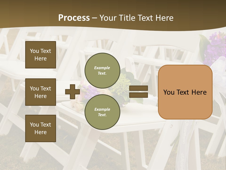 Bouquet Nuptuals Flowers PowerPoint Template