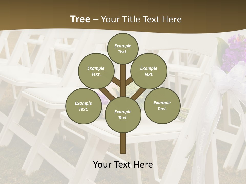 Bouquet Nuptuals Flowers PowerPoint Template