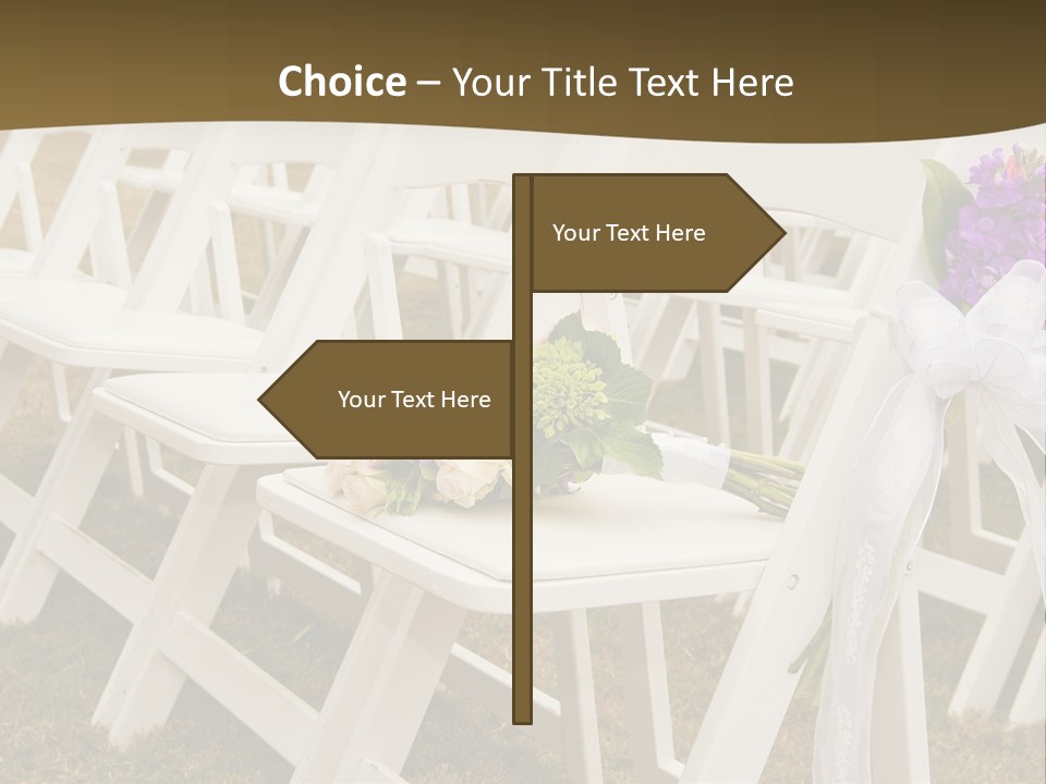 Bouquet Nuptuals Flowers PowerPoint Template