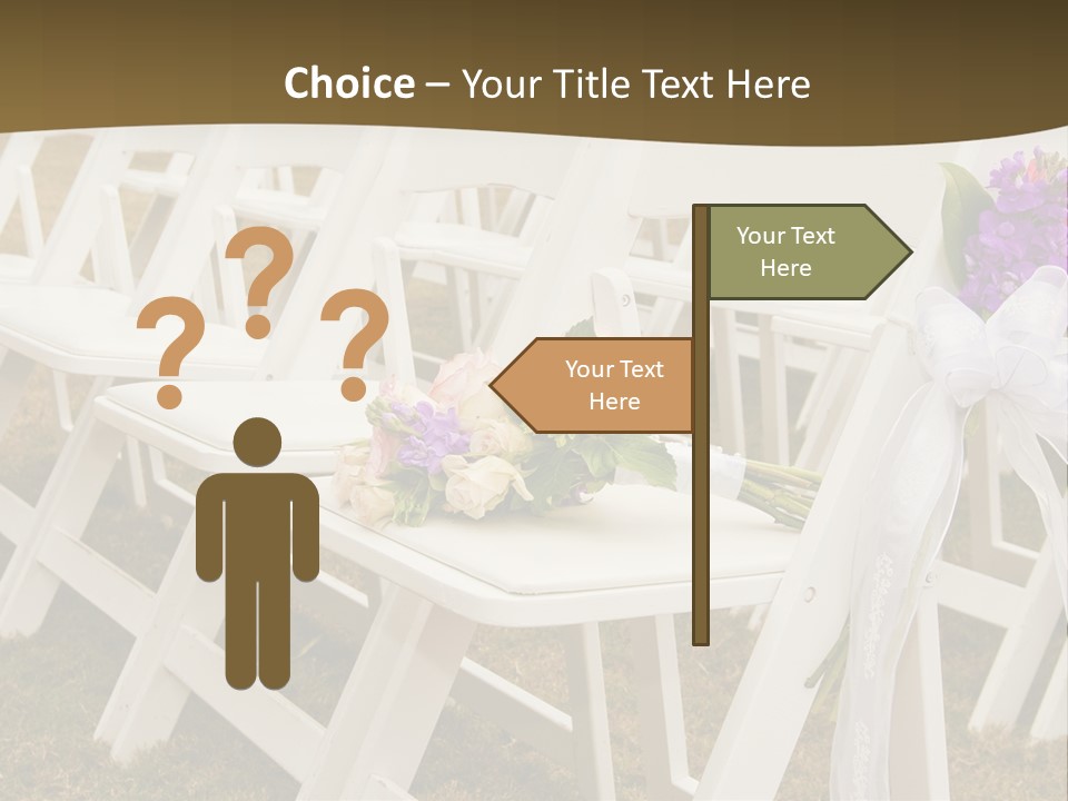 Bouquet Nuptuals Flowers PowerPoint Template