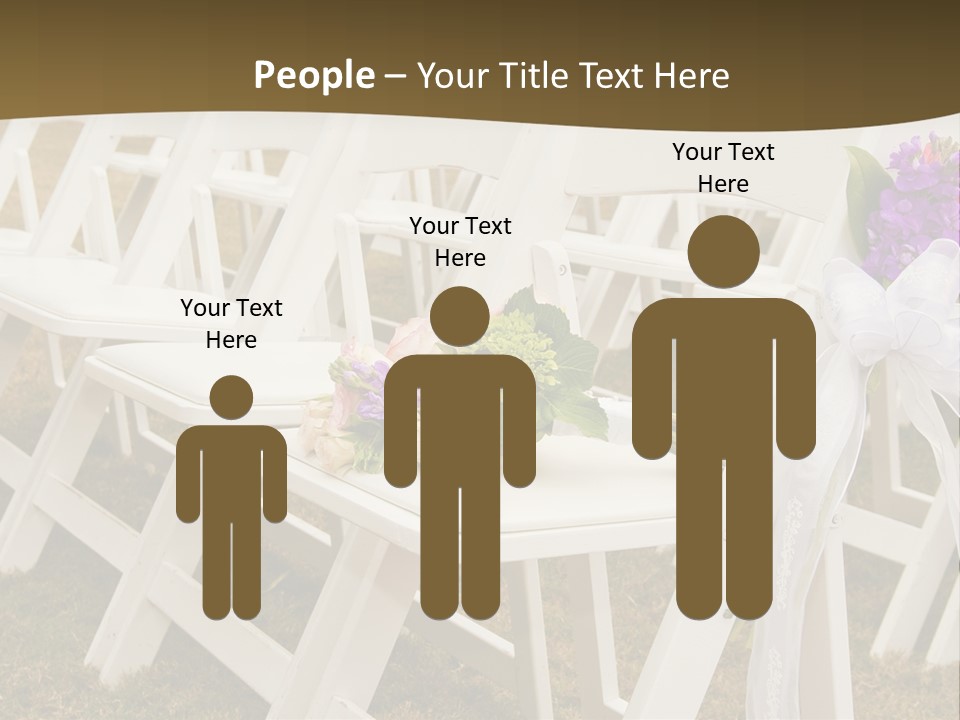 Bouquet Nuptuals Flowers PowerPoint Template