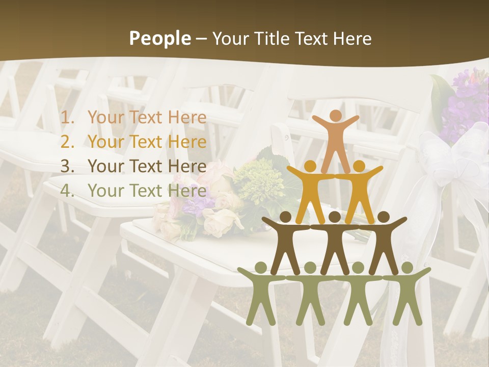 Bouquet Nuptuals Flowers PowerPoint Template