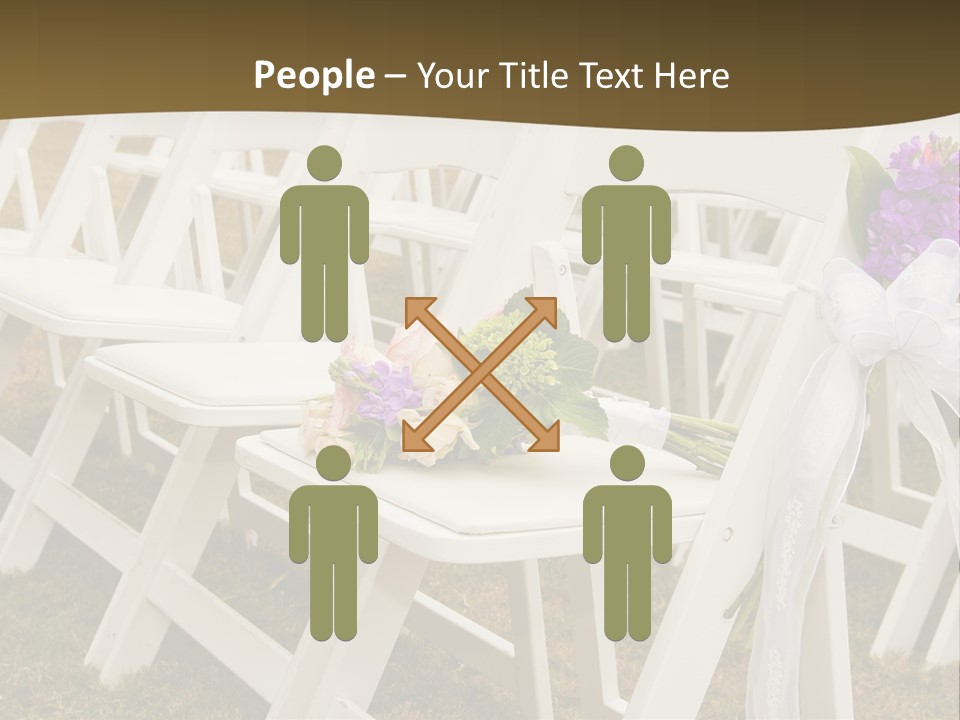 Bouquet Nuptuals Flowers PowerPoint Template