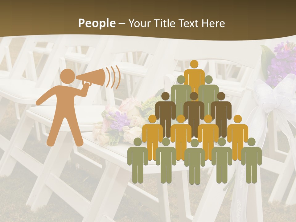 Bouquet Nuptuals Flowers PowerPoint Template